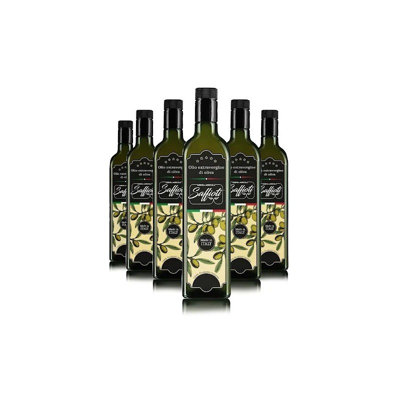 6 bottiglie da 750 ml – Olio extravergine di oliva