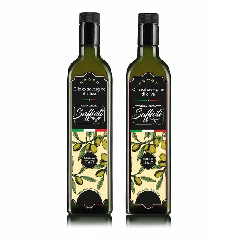 2 bottiglie da 500 ml – Olio extravergine di oliva