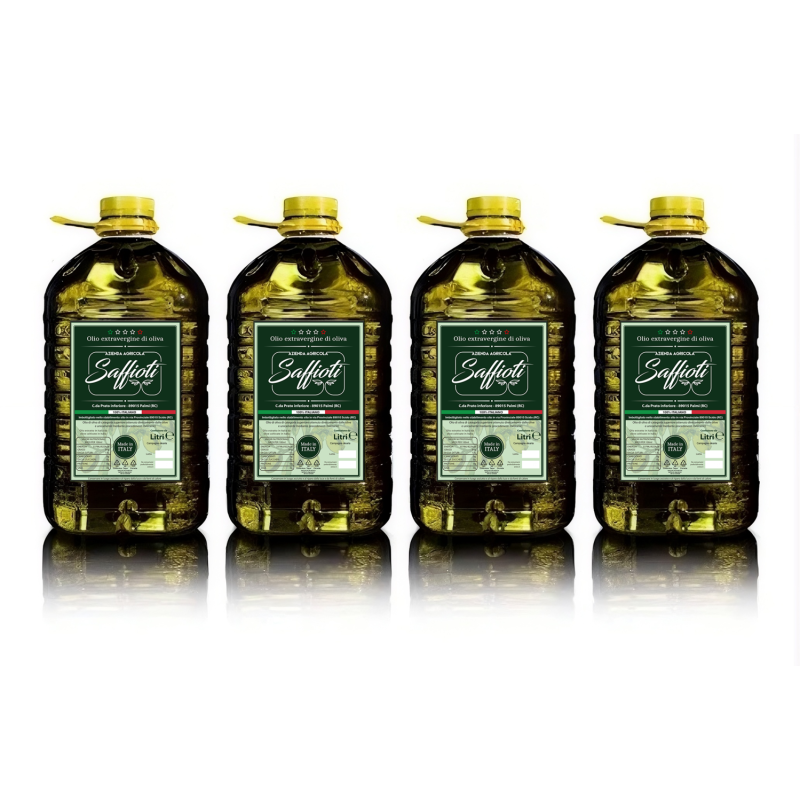 4 PET DA 5 LT – Olio extravergine di oliva